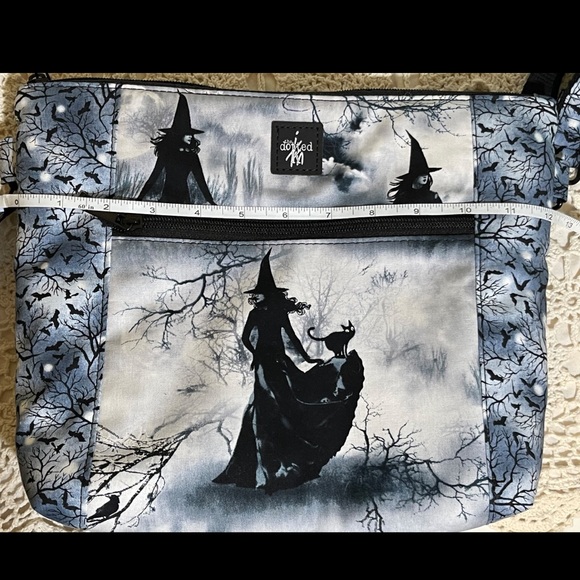 Witch Black Cats, Bats & Raven Handbag - Picture 8 of 9